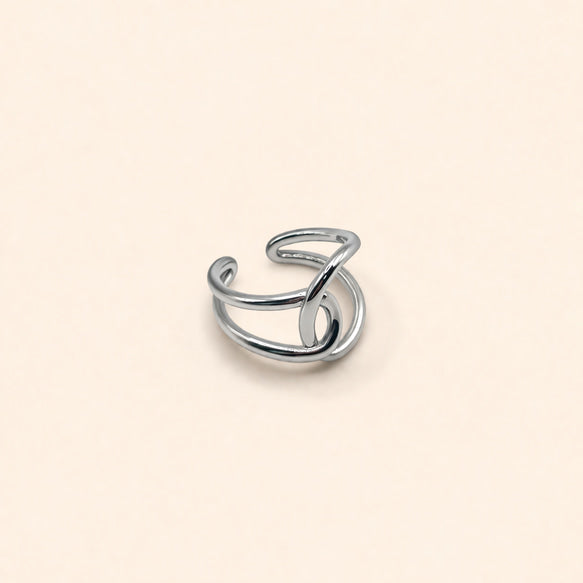 リング|オープンリング|サージカルステンレス│金属アレルギー対応│つけっぱなしOK│馴染みのいい Grace Open Ring