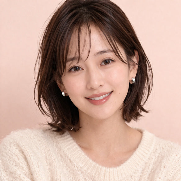 エクリプス・イヤークリップ│痛くなく落ちにくい！ピアスのようなイヤリング！│金属アレルギー対応│サージカルステンレス│つけっぱなし