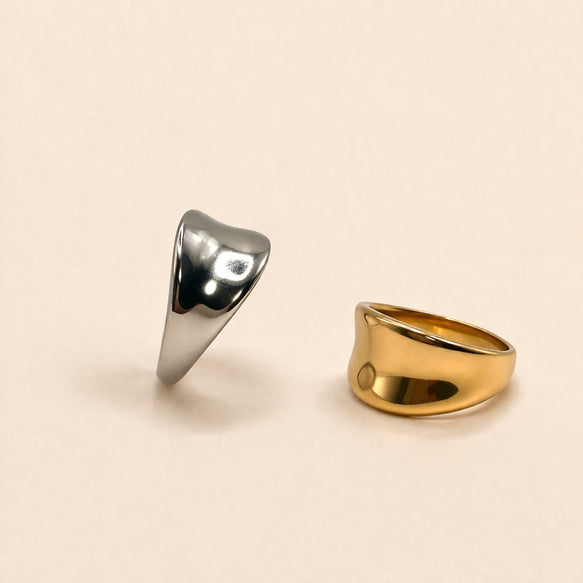 リング｜グロスリング｜サージカルステンレス│金アレ対応│つけっぱなしOK│上品ツヤ仕上げ│Gloss Ring