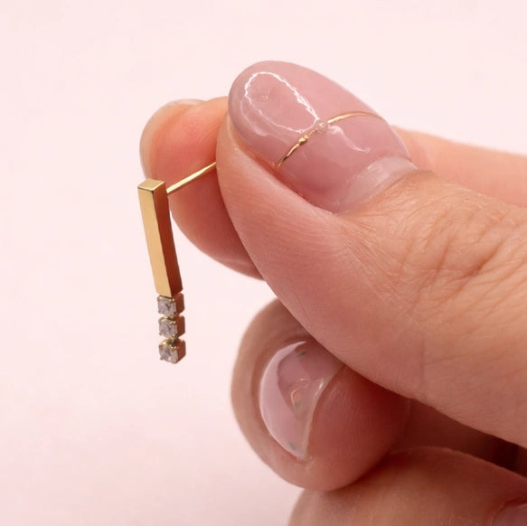 安心して頼れるスマートピアス！│金属アレルギー対応│サージカルステンレス│つけっぱなし