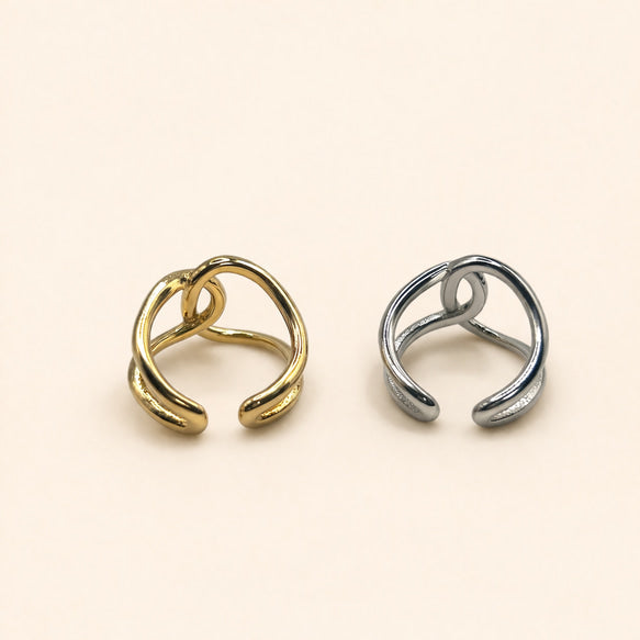 リング｜オープンリング｜サージカルステンレス│金属アレルギー対応│つけっぱなしOK│馴染みのいい Grace Open Ring