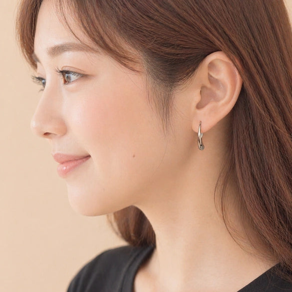 みんな大好き！ドロップラインピアス│金属アレルギー対応│サージカルステンレス│つけっぱなし