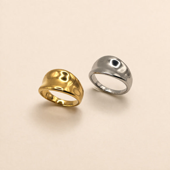 リング｜グロスリング｜サージカルステンレス│金アレ対応│つけっぱなしOK│上品ツヤ仕上げ│Gloss Ring