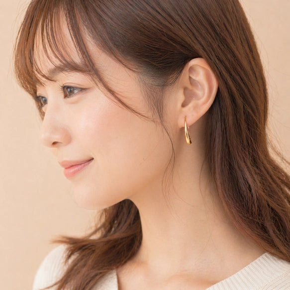 みんな大好き！ドロップラインピアス│金属アレルギー対応│サージカルステンレス│つけっぱなし